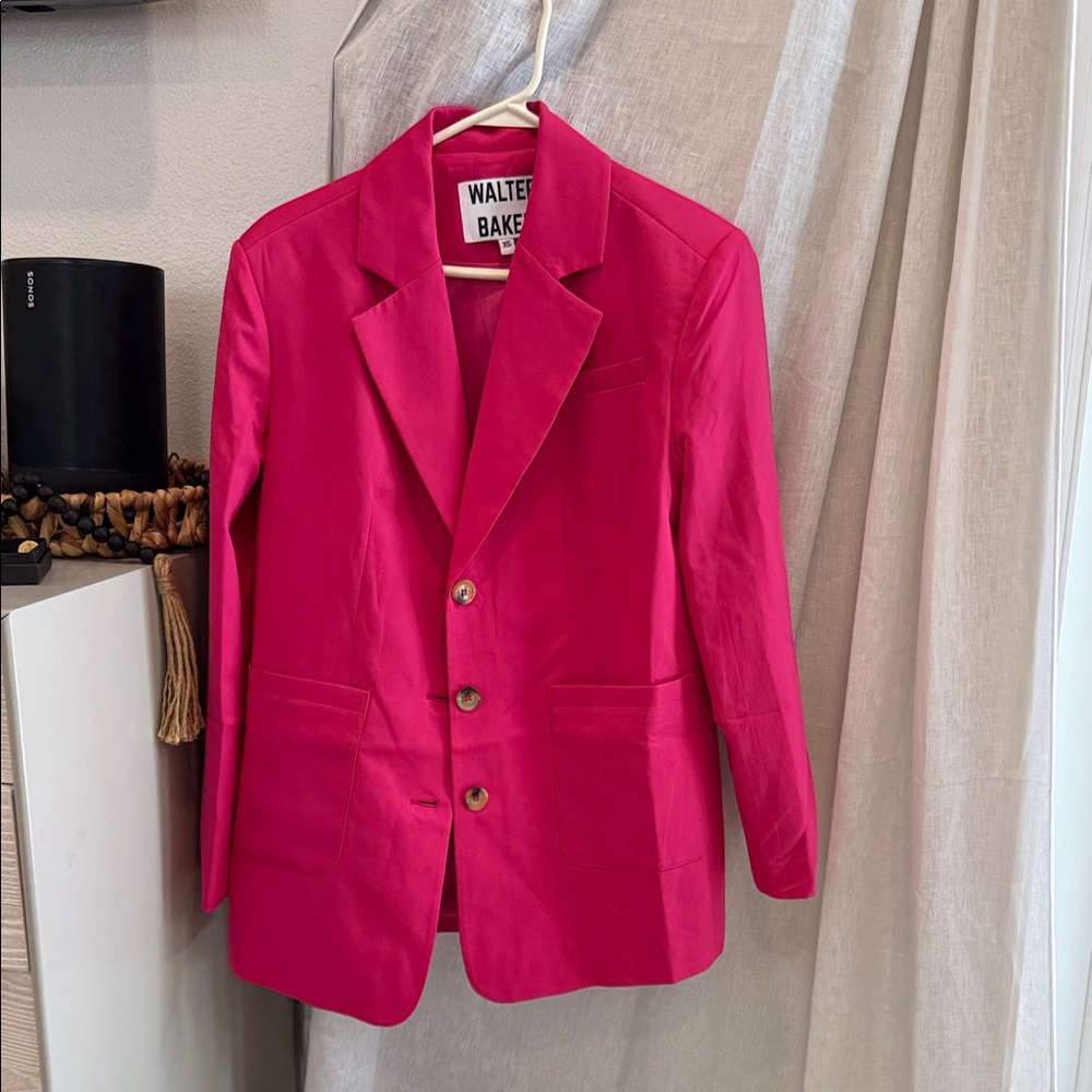 Walter Baker Fuchsia Blazer Oversized